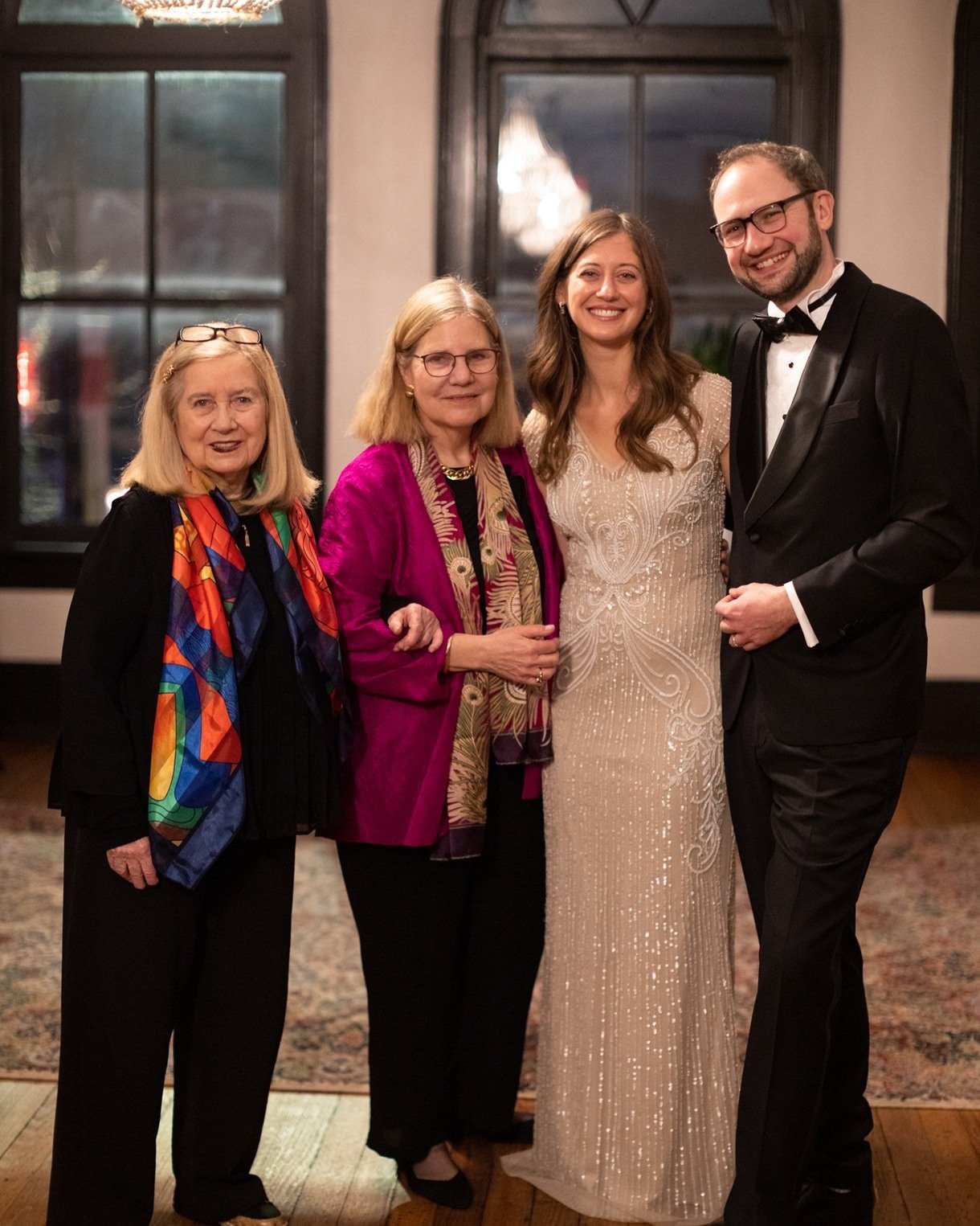 Pat Addiss, Wendy Addiss Dellar, Lauren Snyder, and Jesse Swingle, February 2023.